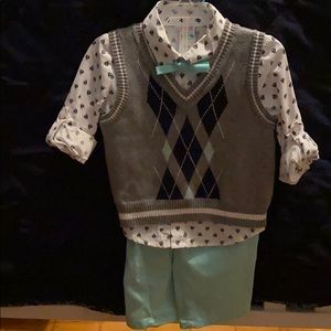 4 piece sweater vest set
